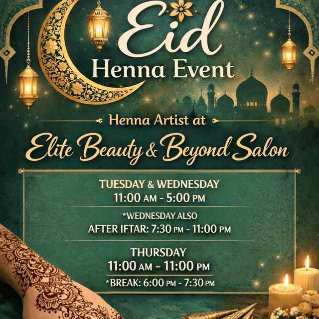 Celebrating Eid Al-Fiter at Elite Beauty And Beyond in Worth, IL